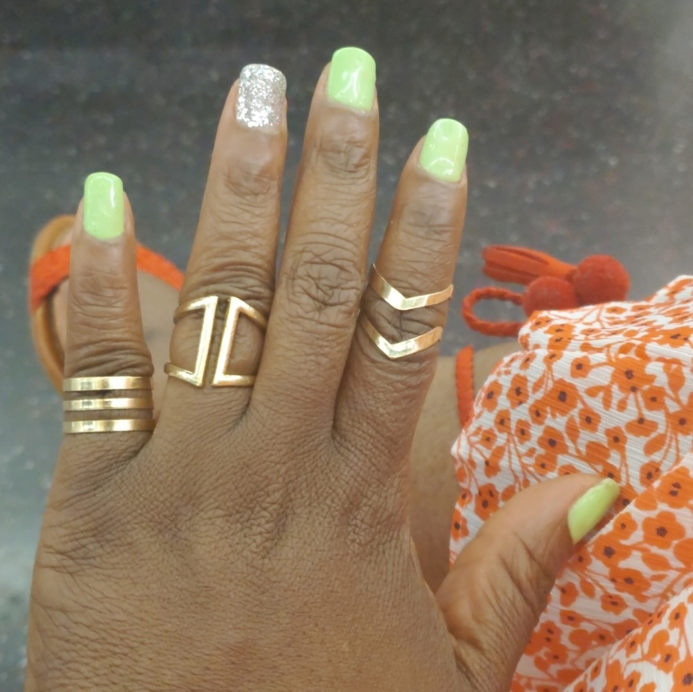 Set of Five Trendetter Rings